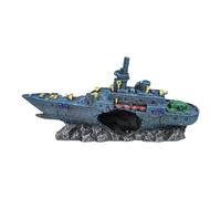 Bsbkoj Fish Tank Shipwreck Decorations, Shipwreck Model Aquarium Decor, Fish House Aquarium Ornaments, Fish Tank Decorations, Resin Ship Decor Aquarium Accessories, Underwater Shipwreck Decor