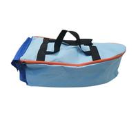 Bsbkoj Fishing Boat Storage Bag, Waterproof Tackle Bag, Fishing Gear Organizer for Bait Boats, Remote Controls, and Accessories, 22.83x11.02x7.48 Inches, Blue Green
