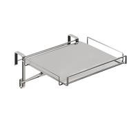 Bsbkoj Foldable Cabinet Door Organizer Rack, Compact Stainless Steel Kitchen Assistance Table, Adjustable Foldable Storage Shelf, Portable Space Saving Multifunction Racks for Home