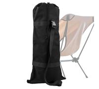 Bsbkoj Folding Chair Storage Bag, Stable Nylon Carrying Case, Large Capacity Organizer for Camping Chairs, Hammocks, Yoga Mats & Umbrellas 29.53x13.78 Inches, Black
