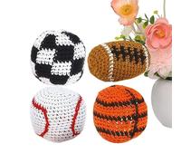 Bsbkoj Footbag Kick Game Set, Portable Colorful Balls Pack for Outdoor Play Use, Backyard Courtyard Beach Lawn Park Activity, Family Party Fun Game Adults Kids Beginners Sport Recreation Set