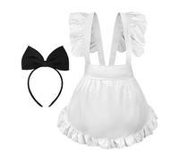 Bsbkoj French Maid Apron, Cute Maid Waitress Costume, Cosplay Outfits