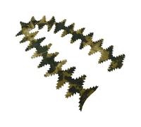 Bsbkoj Ghillie Hunting Fabric Strap, Handmade Camouflage Clothing Strip, Adjustable Durable Leaf-Pattern Strasp with Ties & Loops, 1-Pack, Ideal for Outdoor Hunting and Role Playing Games, multicolor