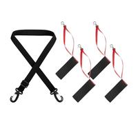 Bsbkoj Gloves Wrist Straps, Snowboard Mittens Lanyard, Detachable Anti Lost Adjustable Anti Drop Versatile Portable Compact Ski Boot Strap for Adults, 34.65x63.78 inches