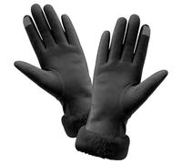 Bsbkoj Guantes térmicos para mujer para clima frío, pantalla táctil, cachemira, suministros térmicos para exteriores, para snowboard, ciclismo, trabajo al aire libre, camping, senderismo, caminar