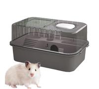 Bsbkoj Hamster Cage | Acrílico transparente Mice Cage - Easy to Clean Guinea Jaula, Hedgehog Cage Portable for Dwarf Hamsters, Mice, Gerbils