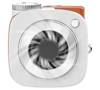 Bsbkoj Handheld Fan Electric, Digital Display Adjustable, 1.97x1.97x1.97 inches Durable Personal Neck Wear Blower Material, Cooling Tool for Summer Travel and Picnic, Gear for Commuting and Beach