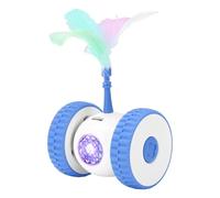 Bsbkoj Interactive Cat Toy Car, Feather Automatic Cat Toy, Rechargeable Cat Toy, Interactive Toy Car for Cats, Automatic Feather Cat Toy, Rechargeable Interactive Toy for Cats, Silent Cat Toy Car