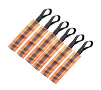 Bsbkoj Kayak Safety Flag Travel Visibility Kit, Kayak Canoe Safety Flag System Design, 20.87 x 1.97 x 0.2 Inch Reflective Webbing Accessory Set, ATV Motorcycle Trailer Bike Outdoor Use