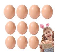 Bsbkoj Kit de decorador de huevos de Pascua, modelo de huevo de simulación,Juego de huevos de pintura divertida | 10x Juegos de pintura divertidos conjuntos, Simulación Portátil Juguetes de Pascua
