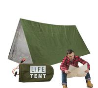 Bsbkoj Life Tent, All-Weather Survival, Lightweight Storm and Tornado Shelter Tent with Thermal Protection, Compact Survival Gear for Outdoor Camping, Hiking, Disaster