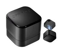 Bsbkoj Limpiador magnético de cristales de acuario, vista, almohadilla antiarañazos, removedor de algas de precisión, color negro con estilo elegante, herramienta de limpieza para peceras y terrarios