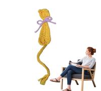 Bsbkoj Lindo marcador de libro | Marcador de libros de ganchillo de animales, lindo marcador de ganchillo, accesorios de lectura estética de página para niños y adultos