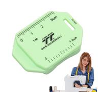 Bsbkoj Magnetic Seam Guide, Portable Sewing Machine, 2.17x1.57 inches Adorable Quilting Tool, Compact Dressmaking Guides, Needlework Gear for Dressmaking, Hemming, Home Worksho