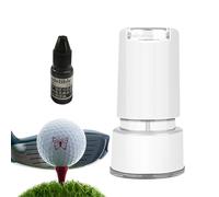 Bsbkoj Marcadores de Pelota de Golf,Marcador de Pelota de Golf,Herramienta de marcado reutilizable - Sello de marcado de, Accesorios de Auto-entintados para secado
