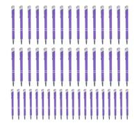 Bsbkoj Metal Ballpoint Pen Stylish Click Pens, 5,47 x 0 in Smooth Writing Silver Clip, Portable School Supplies, Multi Functional Stationery for Business, Students, Teachers, Offices