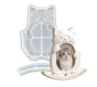 Bsbkoj Moldes para Resina Epoxi,Fácil Desmoldeo Lindo Reutilizable | Moldes para Marcos de Fotos de Animales de Resina | Para Decoración del Hogar, Favores de Fiesta y Proyectos de Arte