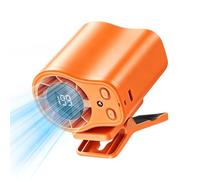 Bsbkoj Pantalla LED de bajo ruido con clip, refrigeración portátil para circulación de aire del vehículo, función de diseño ajustable de múltiples velocidades, clip para ciclismo, viajes, pesca