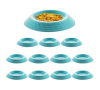 Bsbkoj para cucarachas - Doce piezas antideslizante terrarios comederos - Cuencos de alimentación para cucarachas - Para colas de salto invertebrados enanos pequeñas mascotas