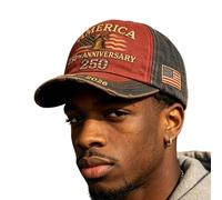 Bsbkoj Patriotic Hats For Men, 250th Vintage Breathable Sun Protection 4th of July Baseball Cap For Golf Travel Daily Wear, Adjustable Outdoor Patriotic Hat For Men Women, Sun Hat Category For Summer