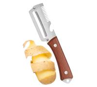 Bsbkoj - Pelador de patatas para frutas - Herramienta multifunción portátil antideslizante de acero inoxidable - Pelador de patatas para zanahorias manzanas calabazas y papayas cocina casa