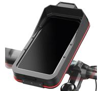 Bsbkoj Phone Holder, Suction Phone Holder, Phone Mount, 17.7x9.1cm 6.97x3.58 inches, Rainproof Design, Quick Installation Black, Suitable Mobile Phones Within 7 inches, Adjustable Phone Mount Clip