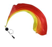 Bsbkoj Poi de Seda, velos de Baile de Seda | Swing Balls Banderas de Danza Alabanza Banderas de - Magníficas Banderas de adoración de Colores degradados para Espectáculos de, iglesia, de
