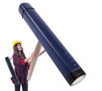 Bsbkoj Portable 24 pulgadas Poster Storage Tube | Adjustable Blueprint Holder With Strap For Convenient Organization | Perfect For Protecting Posters, Maps, And Floor Plans | Storage Solution