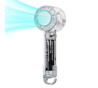 Bsbkoj Portable Handheld Fan, 3-Speed Rechargeable Mini Fan, 5.59x2.13x2.05 Inch Personal with Hanging Hook, Compact Travel for Vacation Camping Hiking, Lightweight Sporty Style, Outdoor Running Gear