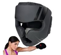 Bsbkoj - Protector de cabeza para boxeo, casco integral, Kickboxing, equipo ligero de protección, protección contra golpes para boxeo y lucha artes marciales