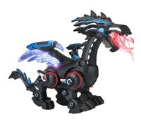 Bsbkoj Robot Dinosaur with Spray Effect - 10-Inch Walking Light-Up for Sensory Play, Imaginative Learning with Movement Function, Educational Toy for Home Playrooms, Safe ABS, Party-Friendly