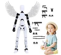 Bsbkoj Robot móvil multiarticulado,figuras de acción móviles comunes - Figuras de acción impresas en 3D - Juguete móvil de múltiples articulaciones, figuras de acción con múltiples articulaciones