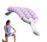 Bsbkoj Rodillo de masaje - Barra de masaje de piernas - 3 flexible tejido profundo relajación para hombros, espalda, brazos, piernas, pantorrillas, corredores, atletas, yoga