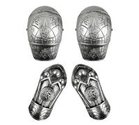 Bsbkoj Roman Gladiator, Kid-Size Ancient Soldier Costume, Solid Arm & Shoulder Plates, High- Style with Historical Build, Finish, Role Play Gear for Costume Contests School Plays Parties