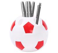 Bsbkoj Soccer Desk Pen Organizer Holder, Creative Pencil Storage Container Use, Multi Function Desktop Organizer Cup, Pen Stationery Makeup Brush Holder For Home Office School Study Table