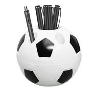 Bsbkoj Soccer Desk Pen Organizer Holder, Creative Pencil Storage Container Use, Multi Function Desktop Organizer Cup, Pen Stationery Makeup Brush Holder For Home Office School Study Table