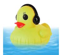 Bsbkoj Solar Floating Pool Lights, 19.69x19.69x17.72 Inch Inflatable Duck, Waterproof Glow-in-the-Dark LED Sphere, Automatic Solar Charging with Vibrant Style, Floating Decor for Wedding and Hot Tub