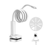 Bsbkoj Soporte flexible para monitor de bebé, brazo largo y flexible con pinza de clip, soporte ajustable, ideal para enfermería, cabaña, cocina, refugio, baño, horno, instalación segura y fácil