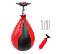 Bsbkoj Speedbag Boxing Set, Pear-Shaped Speed Bag, Portable Swivel Ball, Boxing Speed Bag, Reflex Training, Gym Speedbag Set, Speed Bag for Men, Speed Bag for Women, Home Boxing Equipment