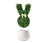 Bsbkoj Spring Animal Statue, Backyard Moss Decor, Foliage with 2D Effect, Weatherproof Synthetic Plant, Courtyard Art with Realistic Style, Decor for Patio and Home