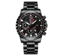Bsbkoj Stainless Steel Watches, Large Face Men Wristwatch, 14,5 x 6,5 x 1,8 cm, Stylish Luxury Timepiece, Elegante y funcional Accessory, Analog Wrist Clock for Daily Wear, Business, a, Se référer au