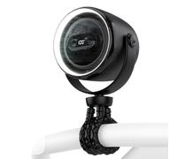 Bsbkoj Stroller Fan, Portable Rechargeable Mini Fan with 100 Speed Settings & Built-in Night Light, Adjustable Ventilador for Travel Camping Desk Beach Outdoor Use for Kids