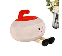 Bsbkoj Stuffed Curling Doll, Soft Plush Companion, 11.02 Inches Collectible Toy with Velour Build, Huggable Cotton Animal, Curling Character Figure with Cuddly Style, Comfort Pillow for Kids & Home