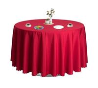 Bsbkoj Table Cloth Round Cover, 63-Inch Polyester Table Linens, Stain-Resistant Dining Tabletop Protector, Elegant Buffet Decoration for Kitchen, Wedding, Reception, About 62.99 inches