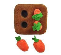 Bsbkoj Tapete para olfatear perros - de peluche para cachorros de zanahoria, tapete de búsqueda para cachorros, para padres de mascotas, amantes de los animales, entrenadores, apartamento