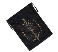 Bsbkoj Tarot Card Bag, Velvet Drawstring Tarot Pouch Organizer, Adorable Adivination Tools Holders, Crystal Dice Watch Storage, Portable Altar Adivinations Supplies Holder, Multicolor, Fhr135, Se
