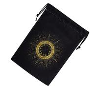 Bsbkoj Tarot Card Bag, Velvet Drawstring Tarot Pouch Organizer, Adorable Adivination Tools Holders, Crystal Dice Watch Storage, Portable Altar Adivinations Supplies Holder, Multicolor, Fhr134, Se