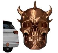Bsbkoj Trailer Ball Cover, 3D Skull Dustproof Protective Cap For Towing Ball Rust Prevention Outdoor Use, Protector Accessory, For Car SUV Truck RV Boat Parking Camping Trip