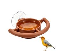 Bsbkoj Ventana alimentadora, soporte de copa de succión, función de dispensador de alimentos, estación de alimentación de visualización al aire libre para jardín, patio, casa, salón, dormitorio