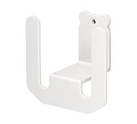 Bsbkoj Wall Slipper Rack, Compact Hanger 3.4x1.7 Inches Storage Hook with Hanging Feature, Sturdy Shoe Holder, Sleek White Bracket with Modern Style, Slipper Display for Bedroom